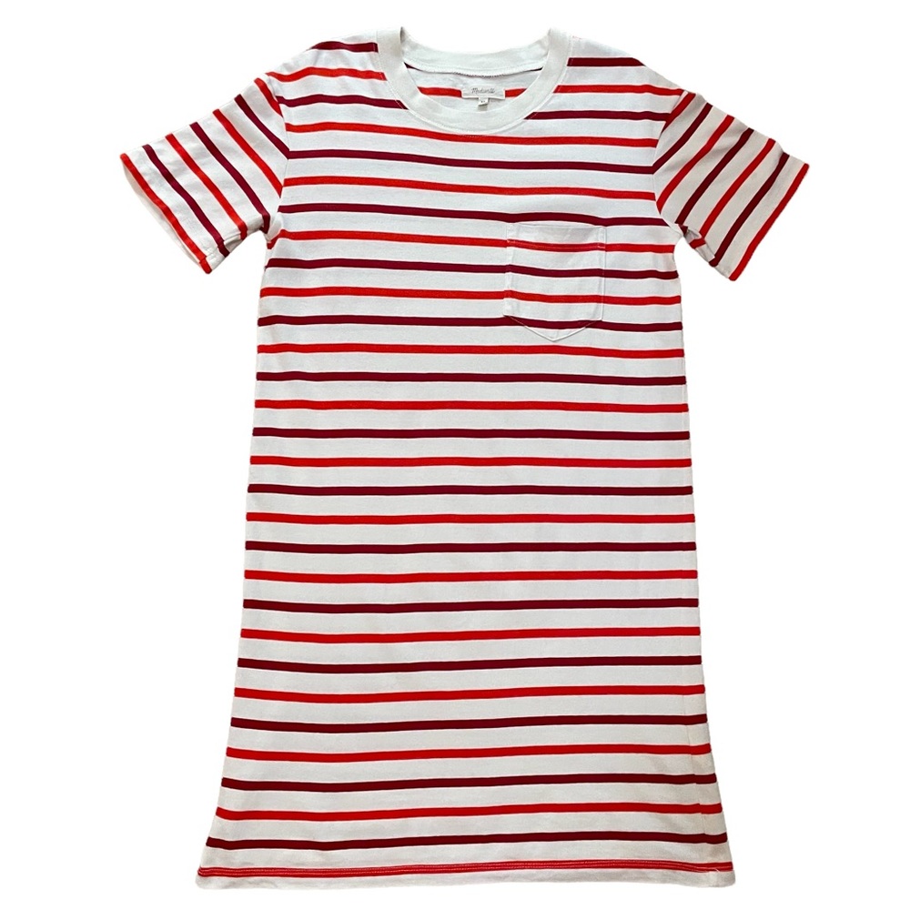 Madewell Striped T-Shirt Dress